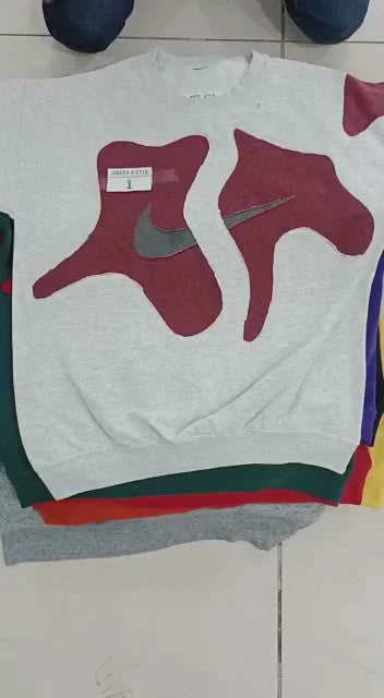 Creative Twist Men Reworked Nike Sweatshirt