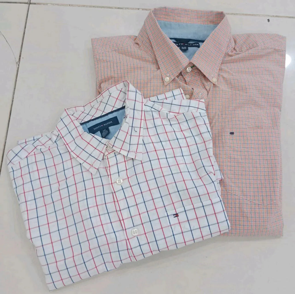 Vintage Tommy Hilfiger Causal Office Shirts for Men