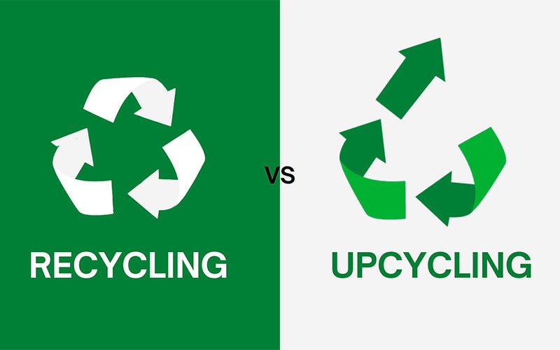 Recycling vs Upcycling - Definition, Differences, Benefits, and Examples