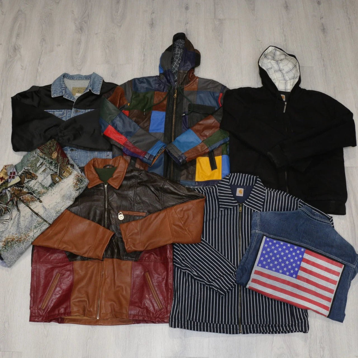 Bulk Reworked Jackets | Upcycle Wholesale Jackets Men/ Women – Creed ...