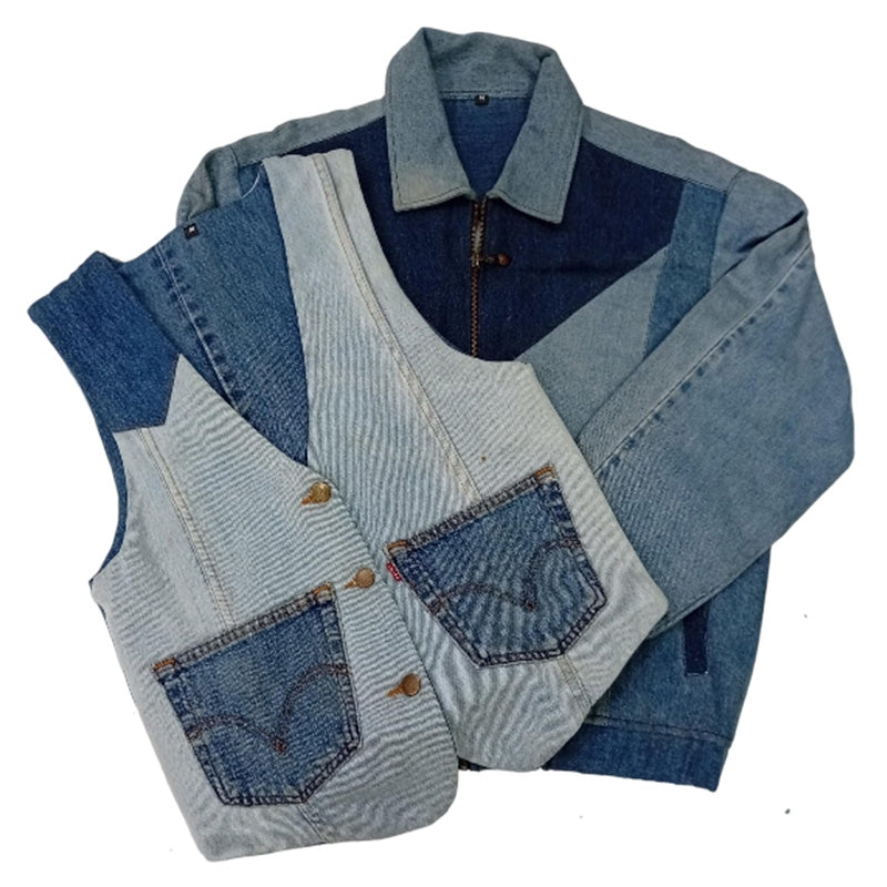 CR8364 UPCYCLED LEVI'S DENIM JACKETS
