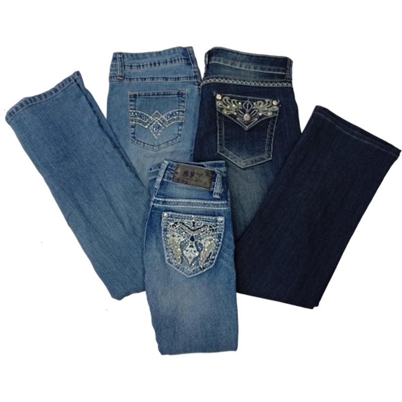 CR7870 Y2K Flare Jeans