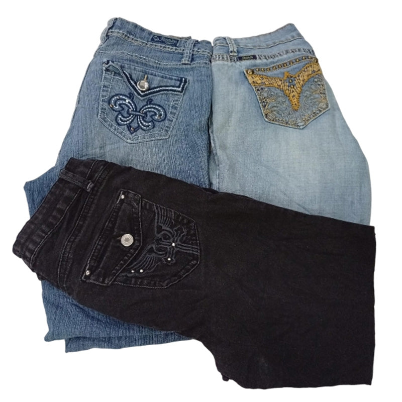 CR8197 Y2K Flare Jeans