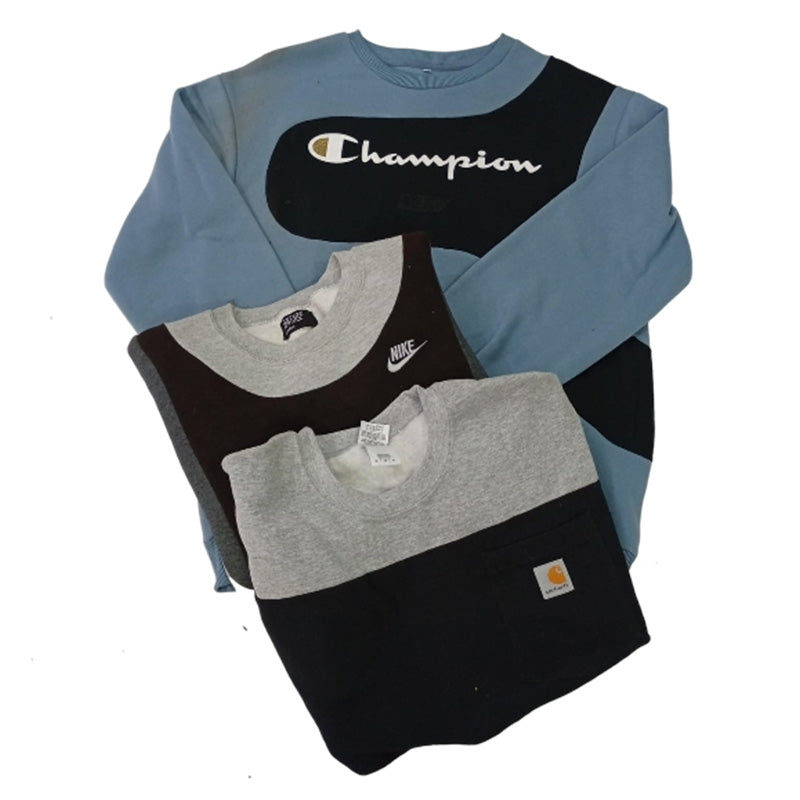 CR8299 Upcycled Mixed Branded Sweatshirts
