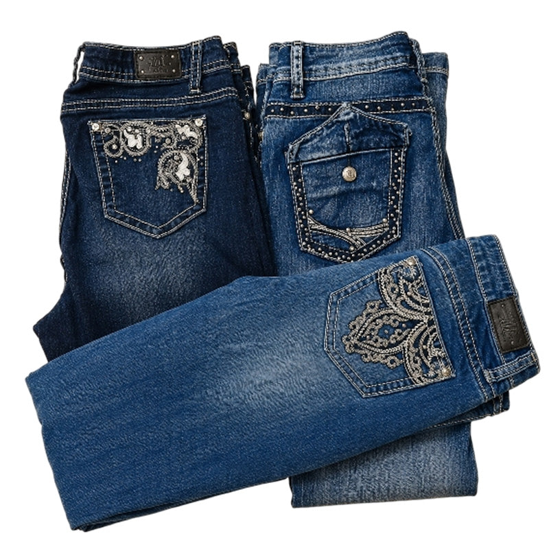 CR8186 Y2K Flare Jeans