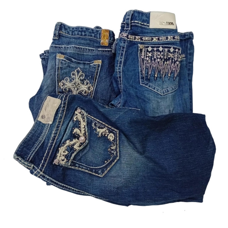 CR8088 Y2K Flare Jeans
