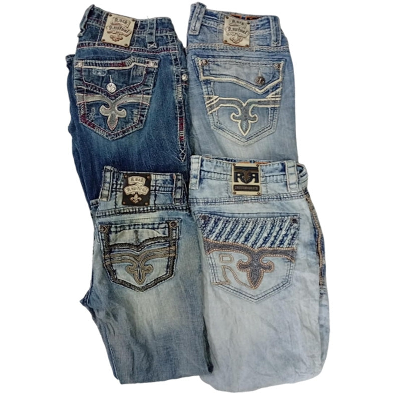 CR7905 Vintage Rock Revival Men's Jeans