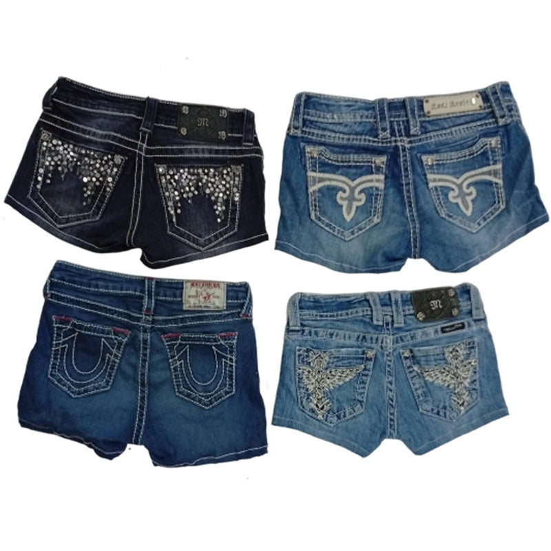 CR8502 UPCYCLED MIX BRANDED SHORTS