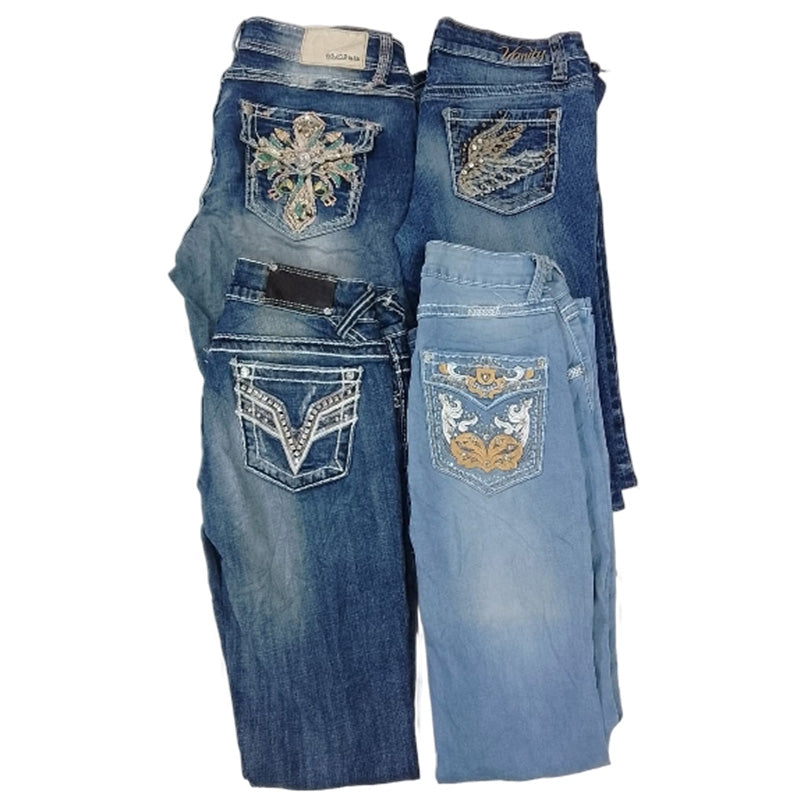 CR7902 Y2K Flare Jeans