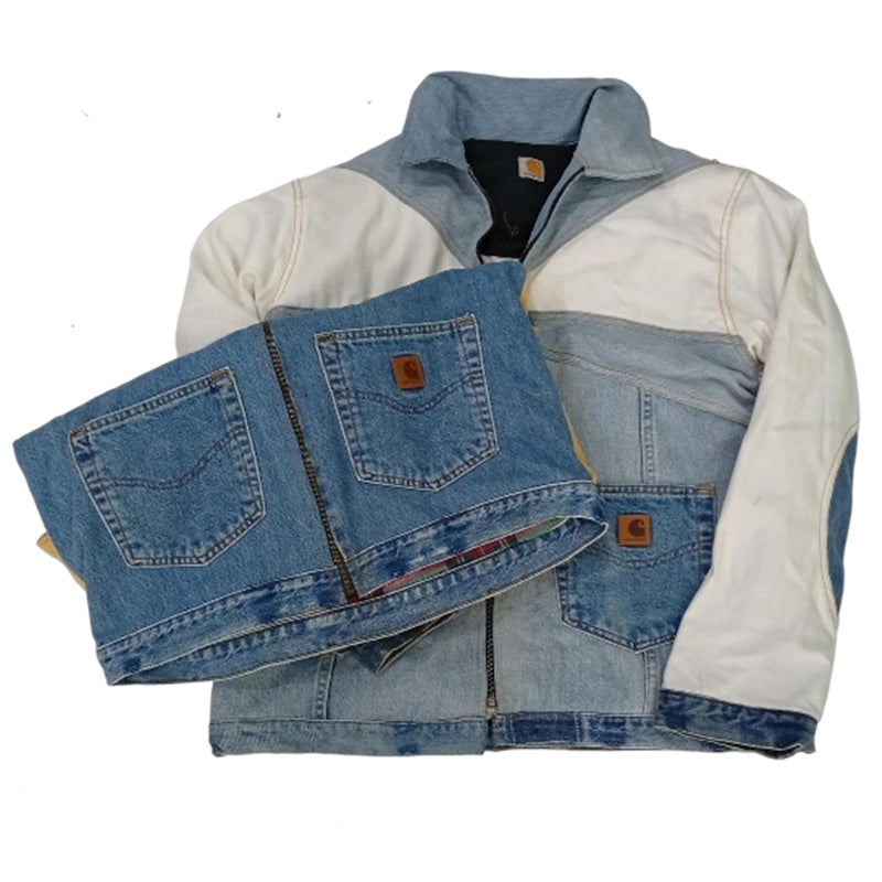 CR8363 Upcycled Carhartt Mix Style Jacket