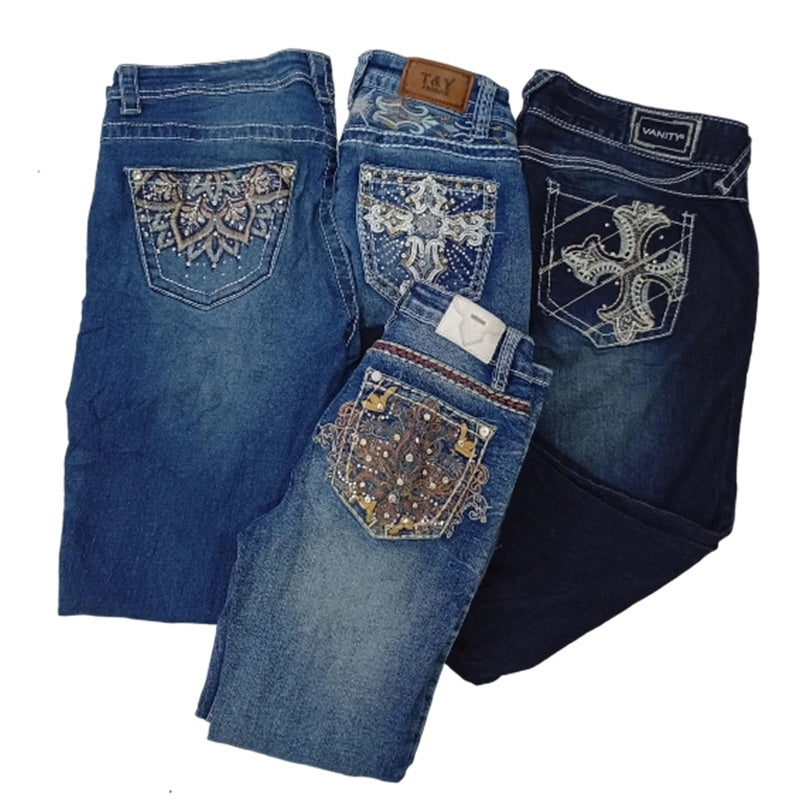 CR7863 Y2K Flare Jeans