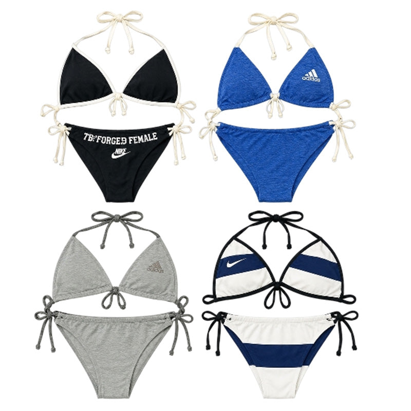 CR8255 Upcycled Mixed Branded Bikini Sets