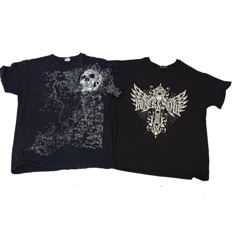 CR8044 Vintage Skull T-Shirts