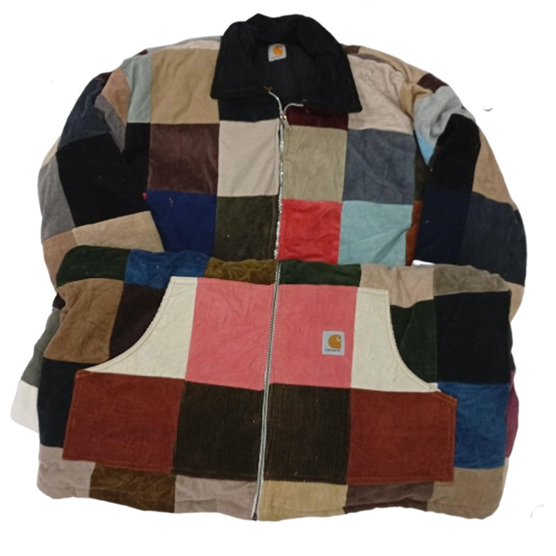 CR8402 UPCYCLED CARHARTT CORDUROY JACKETS