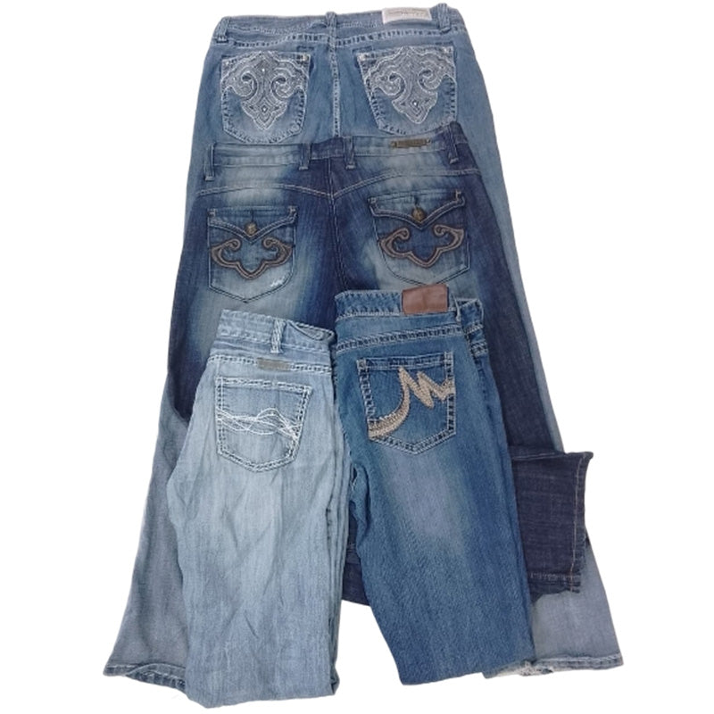CR7799 Y2K Flare Jeans