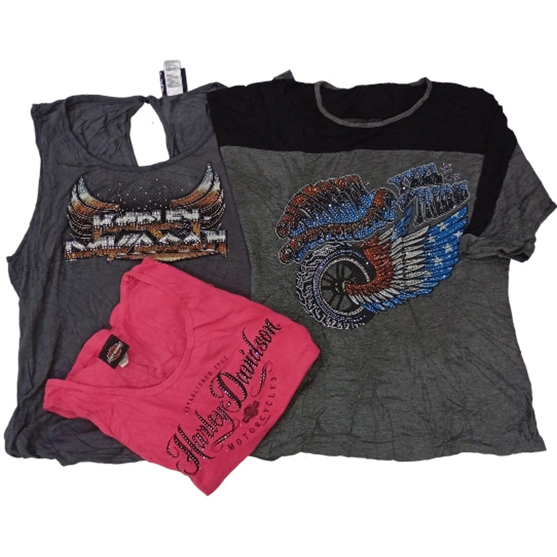 CR8038 Y2K Harley Baby Tees