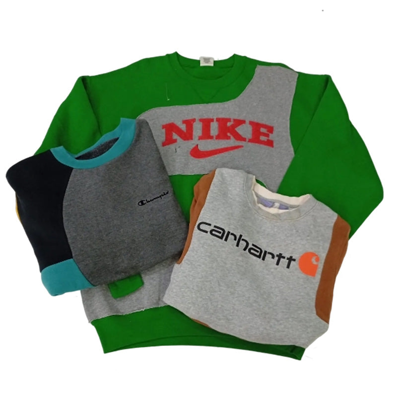 CR8312 Upcycled Mixed Branded Sweatshirts