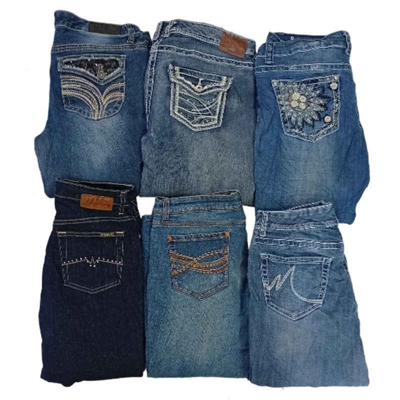 CR7630 Y2K Flare Jeans