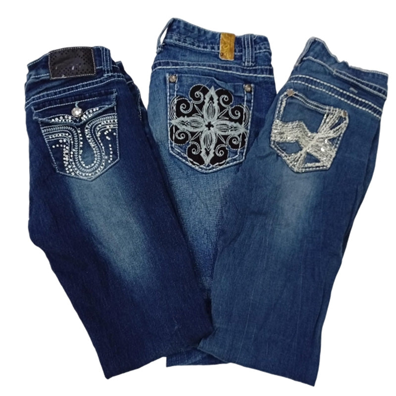 CR7862 Y2K Flare Jeans