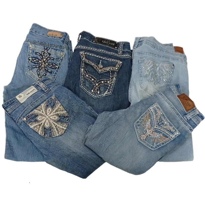 CR7938 Y2K Flare jeans And Straight Jeans