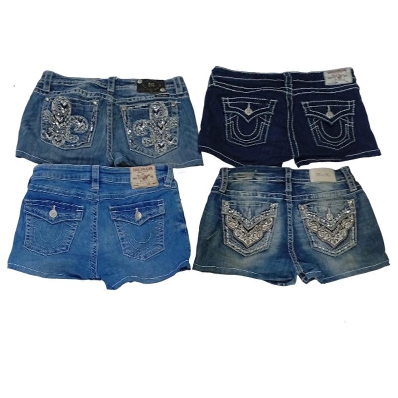 CR8728 UPCYCLED MIX BRANDED SHORTS