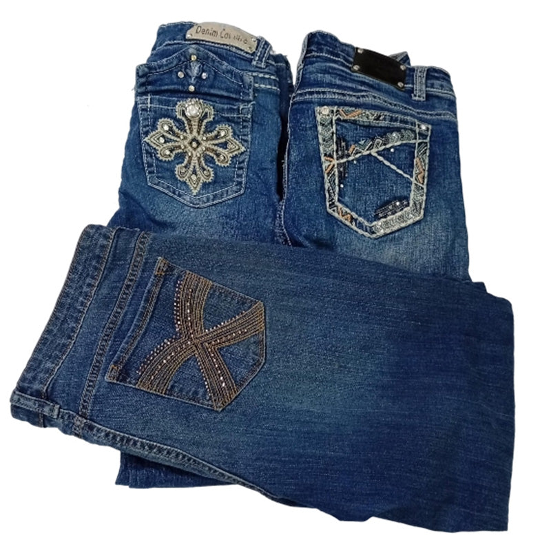 CR8058 Y2K Flare Jeans
