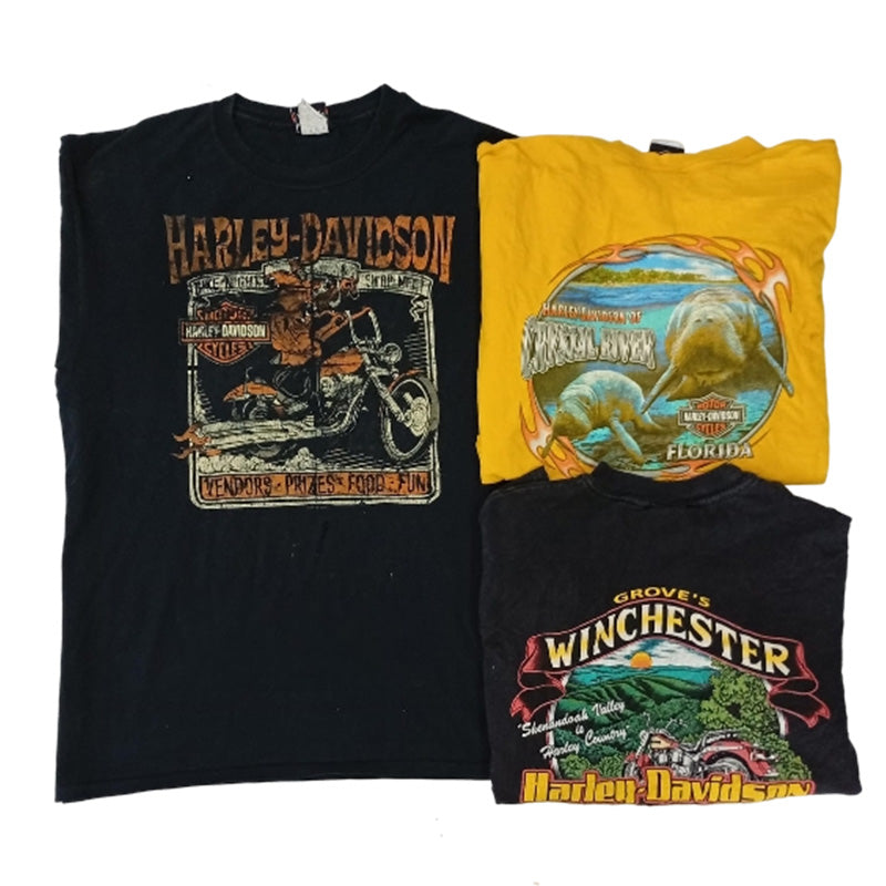 CR7602 Vintage Harley Davidson Men T-Shirts