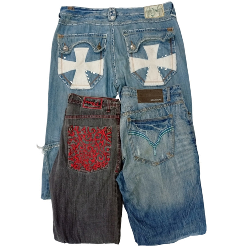 CR7906 Vintage Designer Men's Jeans