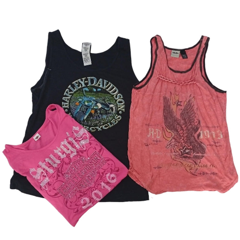 CR7961 Y2K Harley Davidson Baby Tees