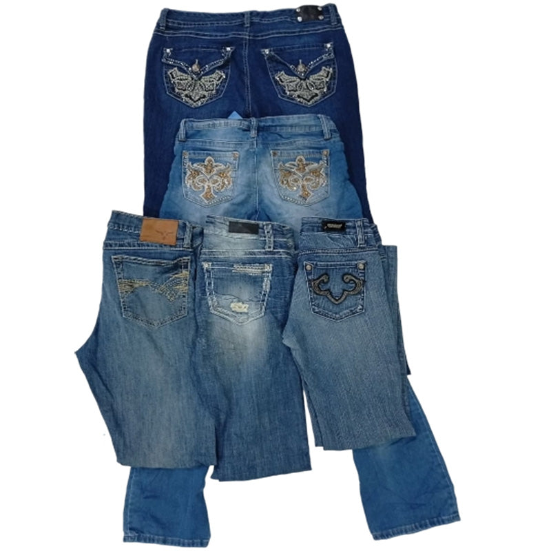CR7796 Y2K Flare Jeans