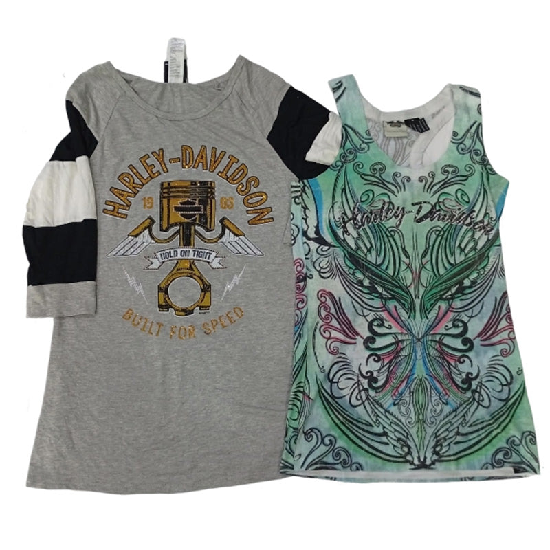 CR7963 Y2K Harley Davidson Baby Tees