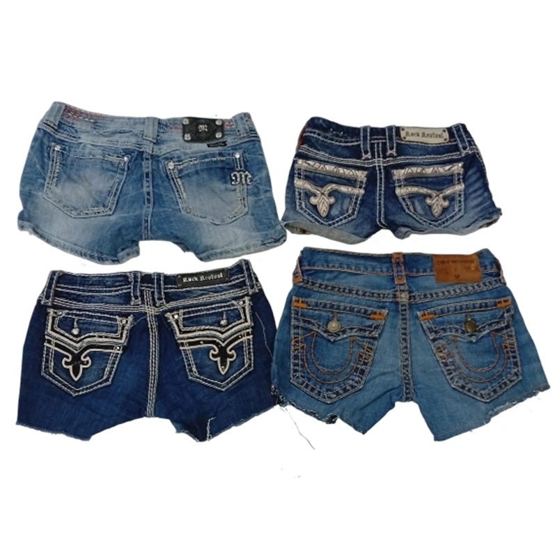 CR8740 UPCYCLED MIX BRANDED SHORTS