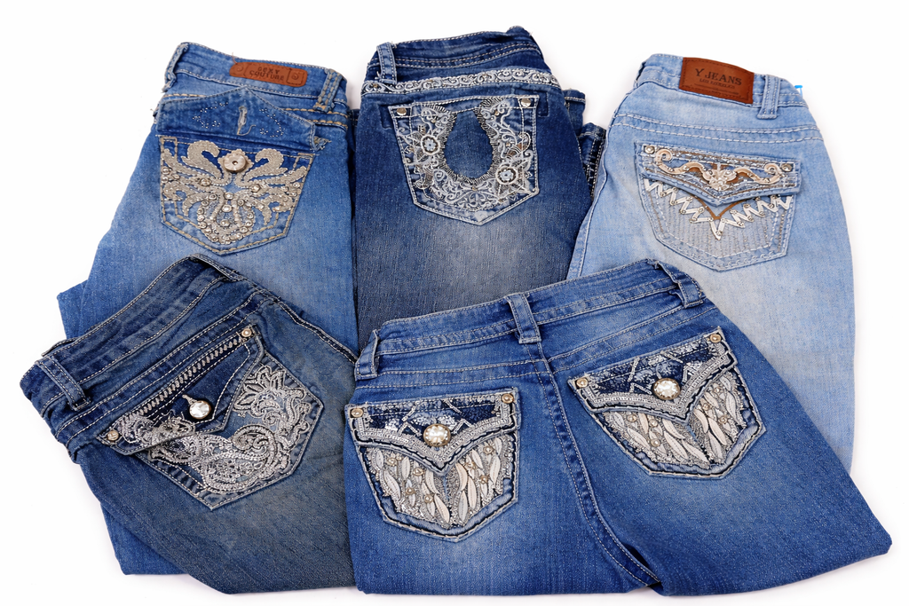 CR7231 Y2K Flare And Straight Jeans