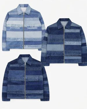 CR1084 - Upcycled Denim Belted Jackets