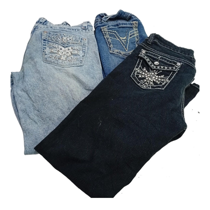 CR-7372  Y2K Flare Jeans