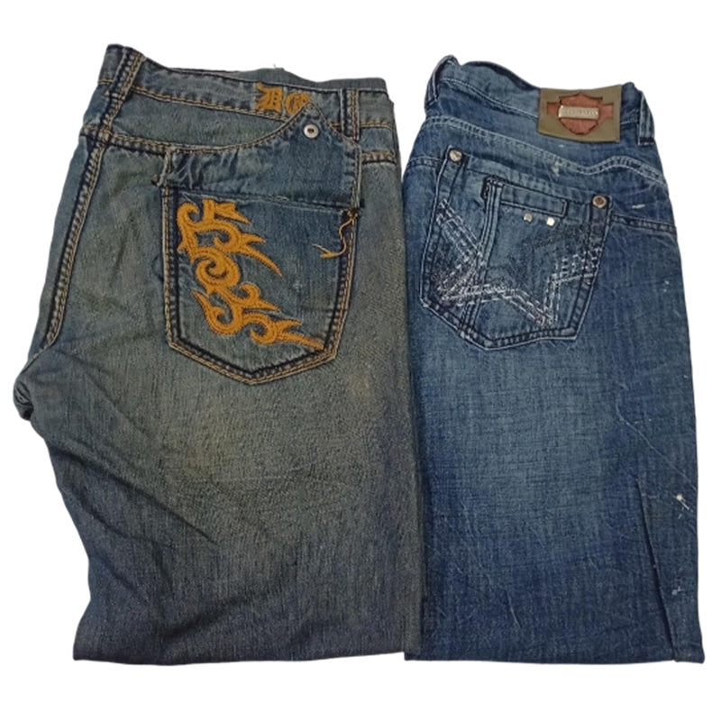CR8018 Vintage Designer Men’s Jeans