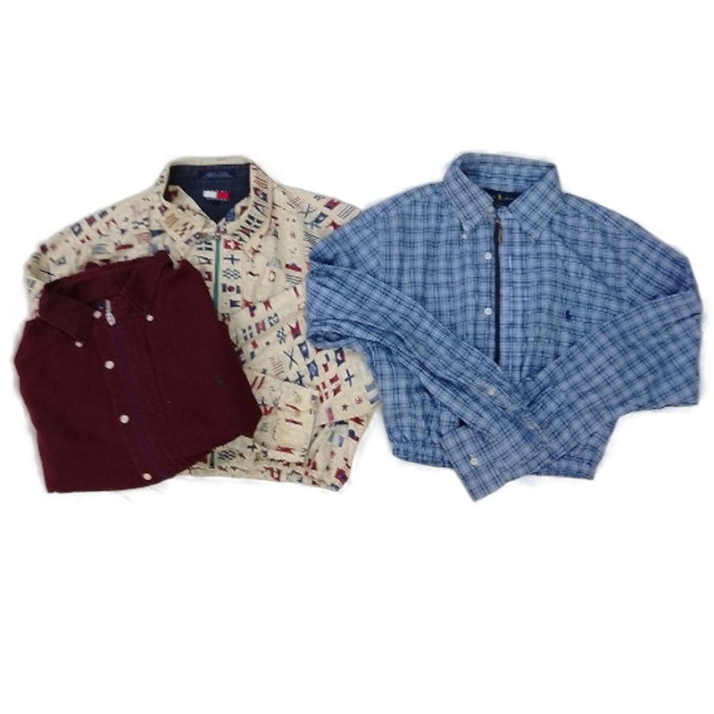 CR7737 Rework Mix Branded Crop Shirts Bundle