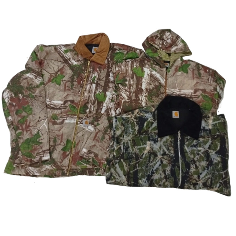 CR7723 Rework Carharrt Camo Jacket And Hoodies