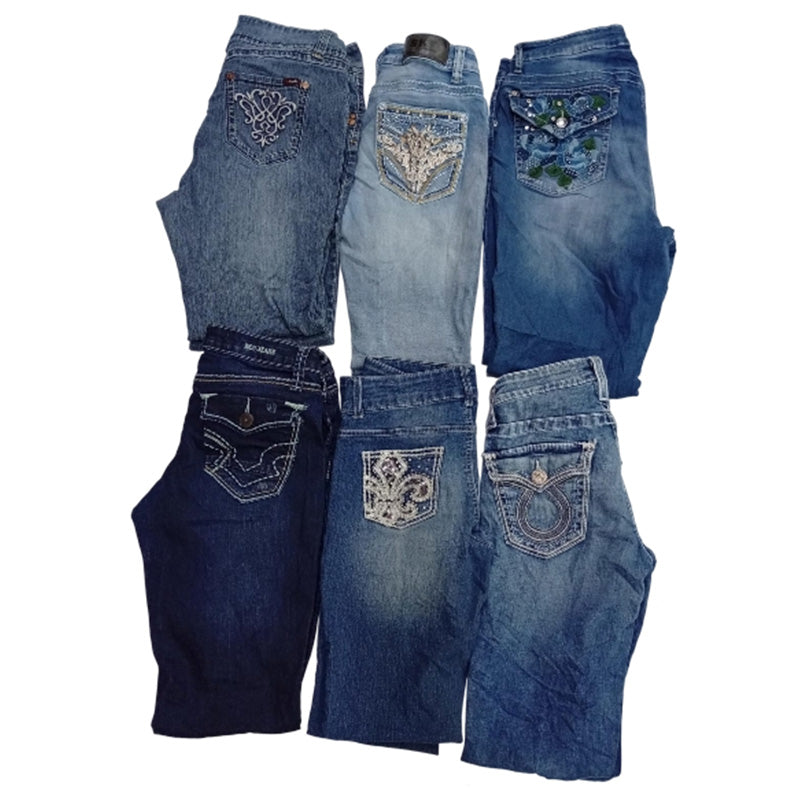 CR7579 Y2K Flare Jeans
