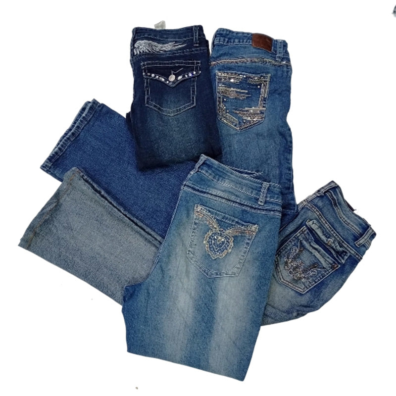 CR7867 Y2K Flare Jeans