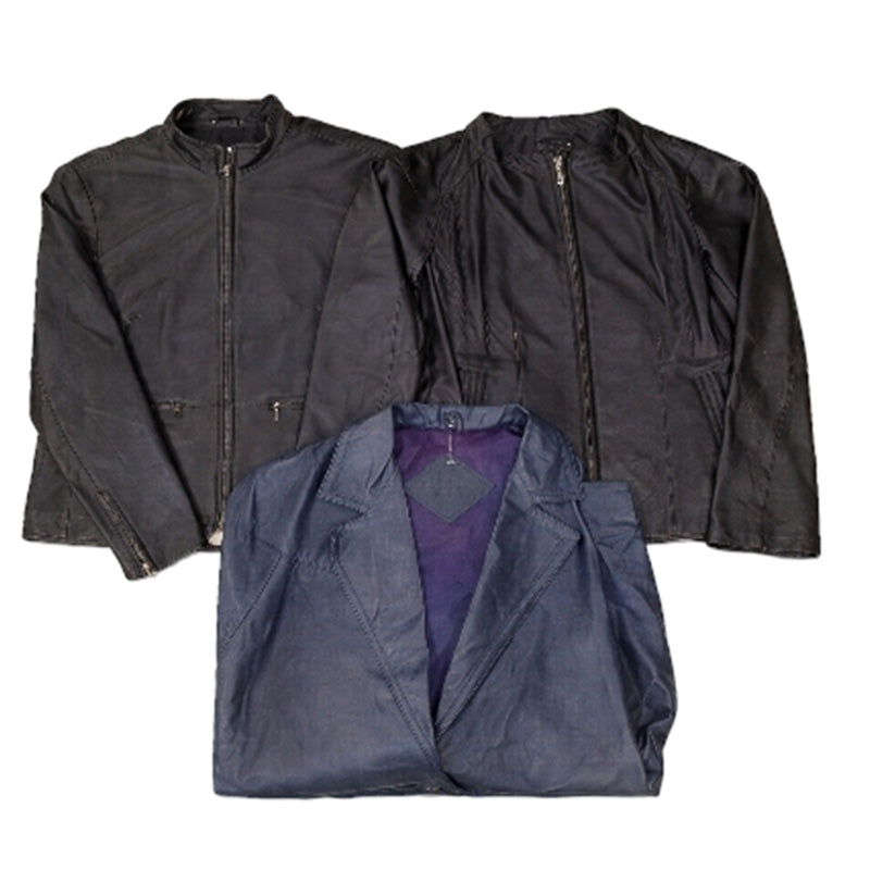 CR7375 Vintage Ladies and men's Leather Jackets
