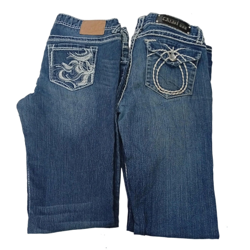 CR7939 Y2K Flare Jeans