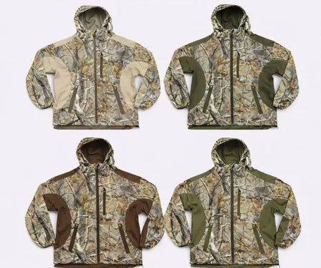 CR1264 - Upcycled Camo/RealTree Hooded Jacket