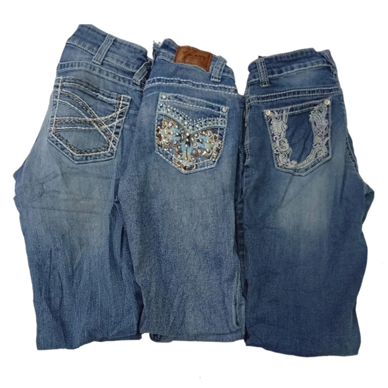 CR8087 Y2K Flare Jeans