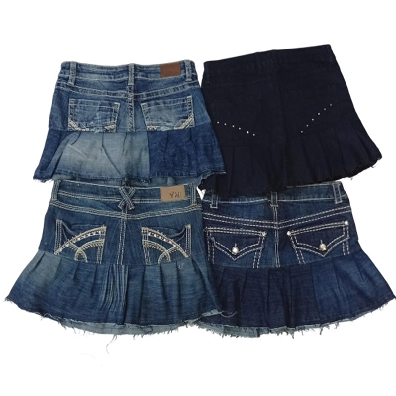 CR7557 Y2K Flare Skirts