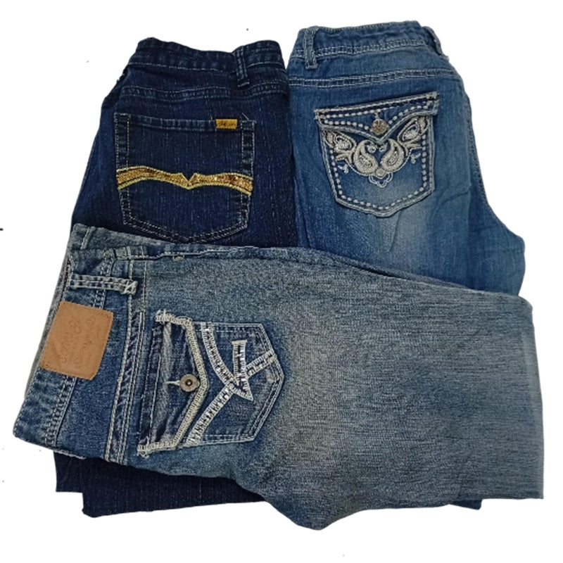 CR8730 Y2K FLARE JEANS
