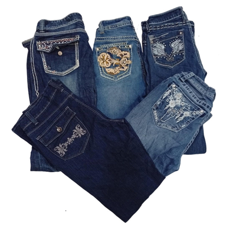 CR7580 Y2K Flare Jeans