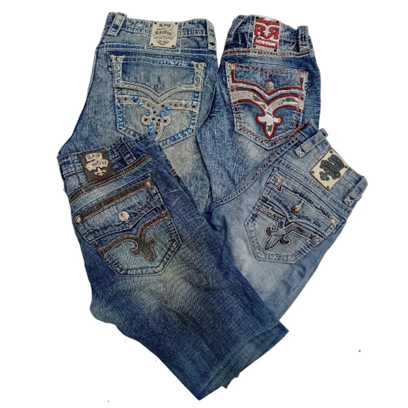 CR7498 Vintage Rock Revival Men's Jeans