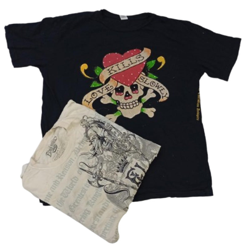 CR8743 VINTAGE MIX DESIGNER T-SHIRTS