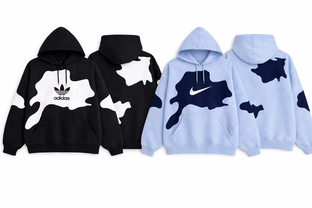 CR1462 Rework Abstract Splash Hoodie